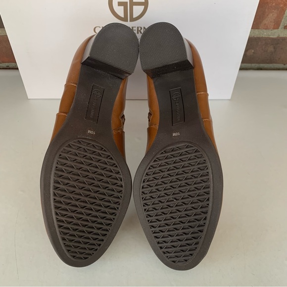 Giani Bernini Womens Artemy Chestnut Leather Ankle Boots Shoes US 10 M NEW - Picture 6 of 8